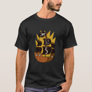 T-shirt Enfants Pirate 5e anniversaire Garçons 5 ans Pirat