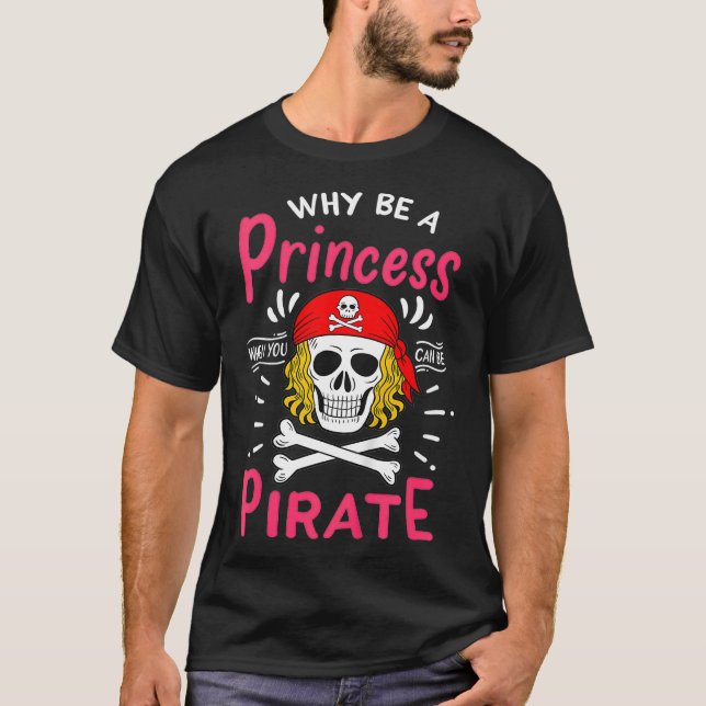 T-shirt Enfants Pirate Princess (Devant)