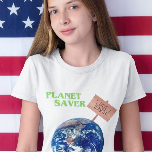 T-shirt Enfants Planet Saver (Créateur téléchargé)