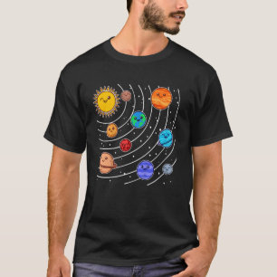 T-shirt Enfants Planètes branchées Soleil Ados Enfants Enf