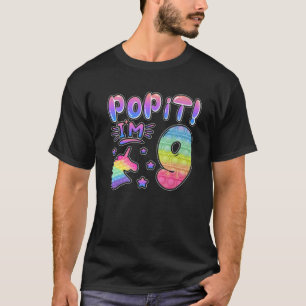T-shirt Enfants Pop It Anniversaire Fille 9 Pour 9 Ancienn