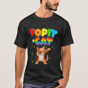 T-shirt Enfants Pop It Chat Adorable Animal Cute Chat