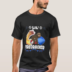 T-shirt Enfants Pour Garçon Petit Paresseux Tire Feux D'ar