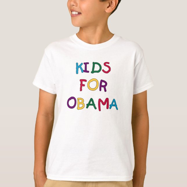 T-shirt Enfants pour Obama (Devant)