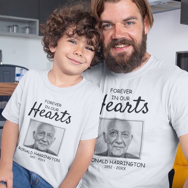 T-shirt Enfants Pour Toujours Dans Nos Coeurs | Mémorial p (Créateur téléchargé)