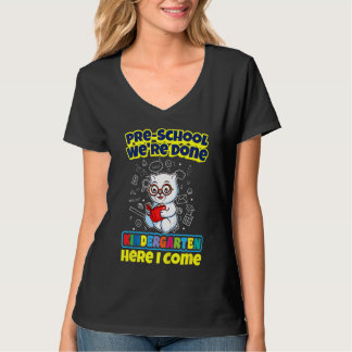 T-shirt Enfants Pré-école Nous avons fini maternelle ici I