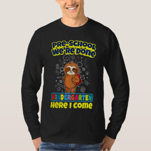T-shirt Enfants Pré-école Nous avons fini maternelle ici I