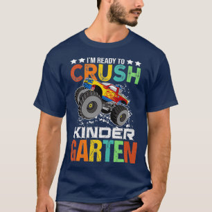T-shirt Enfants prêts à écraser la maternelle Monster Truc