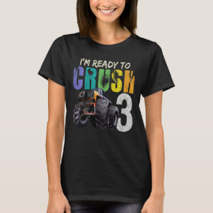 T-shirt Enfants prêts à écraser le camion Monster 3e anniv