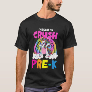 T-shirt Enfants Prêts À Écraser Pré K Badigeonner Unicorne