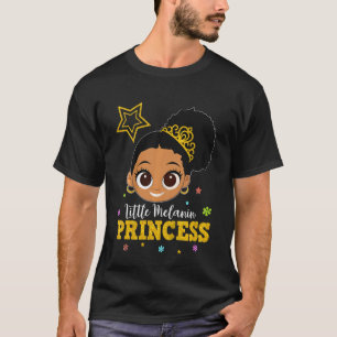T-shirt Enfants Princess Anniversaire Mélanin Afro Natural