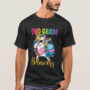 T-shirt Enfants Princesse de deuxième année Dabbing Unicor