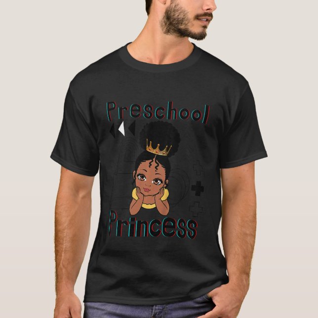 T-shirt Enfants Prolongation Princesse Black Girl Magic Re (Devant)