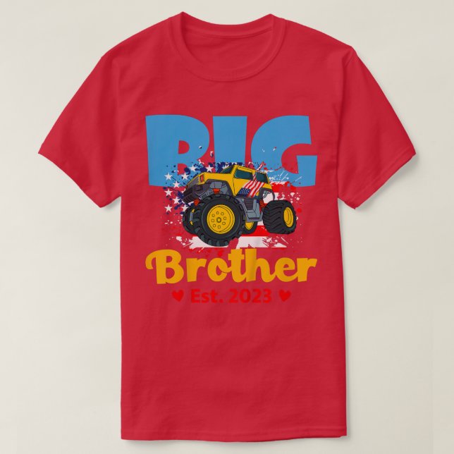 T-shirt Enfants Promus À Big Brother 2023 Monster Truck Ba (Design devant)