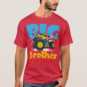T-shirt Enfants Promus À Big Brother 2023 Monster Truck Ba