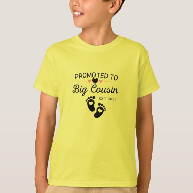 T-Shirt Enfants Promus À Big Cousin Est 2023 (Devant)