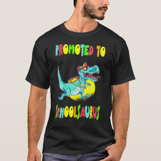 T-shirt Enfants Promus À Schoolsaurus Dinosaur Kindergarte