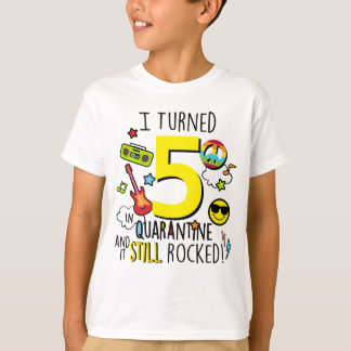 T-shirt Enfants Quarantaine Anniversaire Chemises Garçons