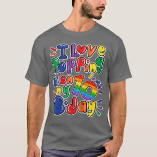 T-shirt Enfants que j'aime le faire sauter sur mon 10e ann
