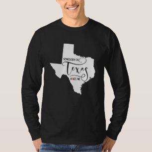 T-shirt Enfants Quelqu'Un Au Texas M'Aime