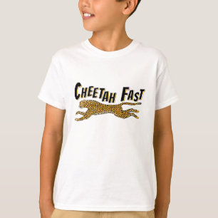 T-shirt Enfants qui font le cadeau Cheetah Fast Jungle