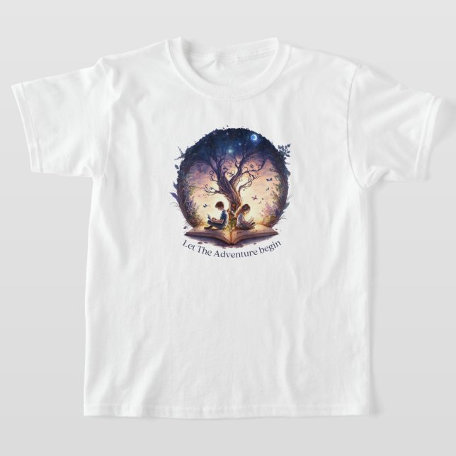 T-Shirt Enfants qui Lisent (Poser)