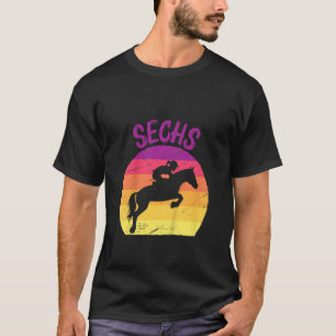 T-shirt Enfants qui sautent à cheval pour leur 6e annivers