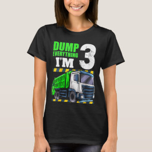 T-shirt Enfants Recyclage des ordures 3 ans Vieux camion à