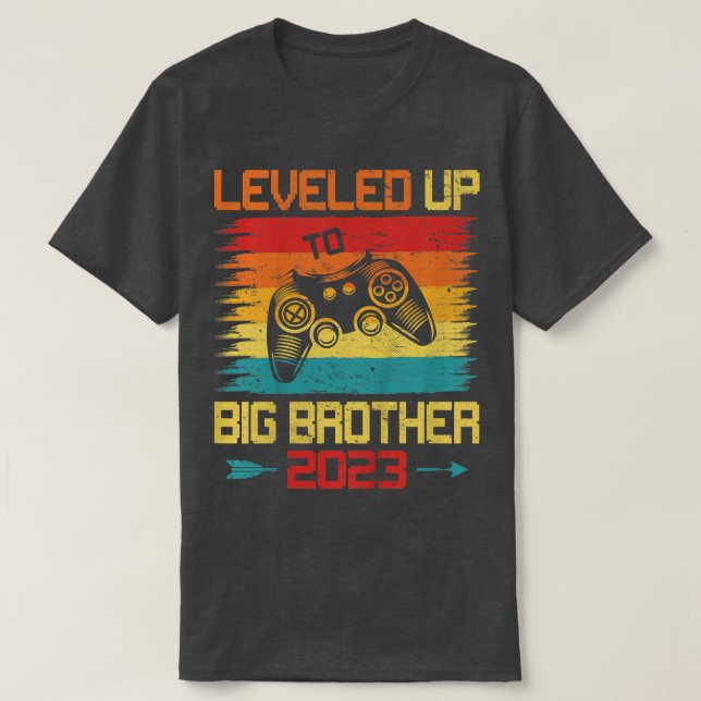 T-shirt Enfants Retro Leveled Jusqu'À Big Brother 2023 Pre (Design devant)