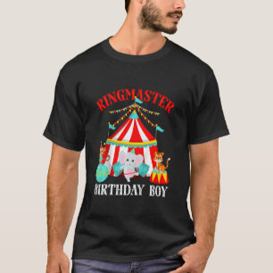 T-shirt Enfants Ringmaster Anniversaire Garçon Cirque Thèm