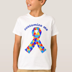 T-shirt Enfants Ruban de Sensibilisation sur l'autisme per