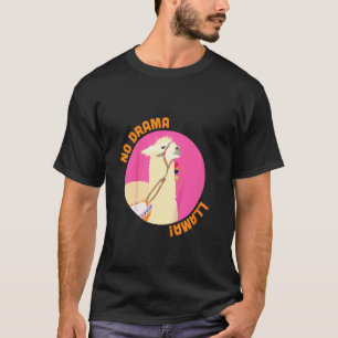 T-shirt Enfants Sans Drame  Lama Coloré