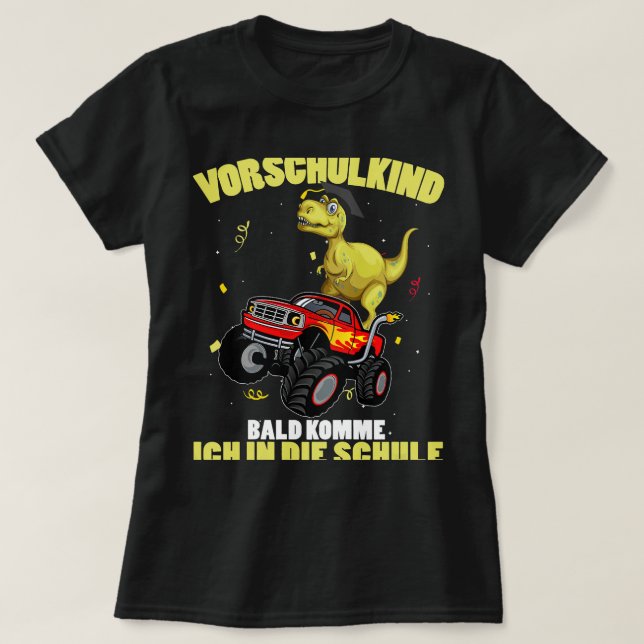 T-shirt Enfants Schulkind Schulanfang (Design devant)