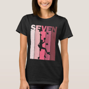T-shirt Enfants Sept Anniversaire Mur intérieur Escalade M