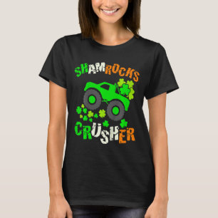T-shirt Enfants Shamrock Croisher Monster Truck Irish St P
