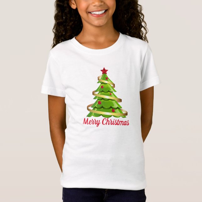 T-Shirt Enfants Shirt Holiday Tree (Devant)