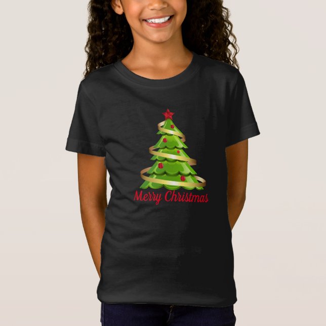 T-Shirt Enfants Shirt Holiday Tree (Devant)