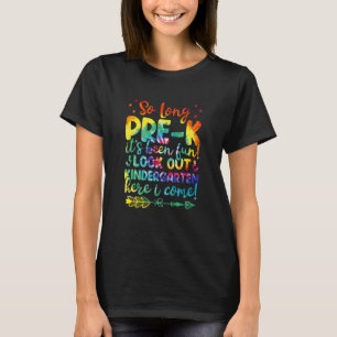 T-shirt Enfants Si Long Pré k jardin d'enfants Ici Je Vien