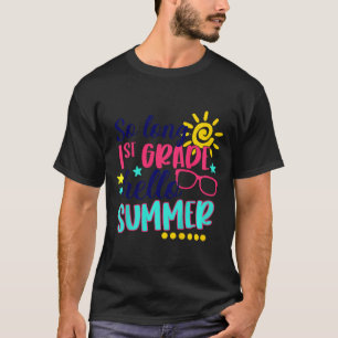 T-shirt Enfants si longue 1ère année Bonjour Vacay été Der
