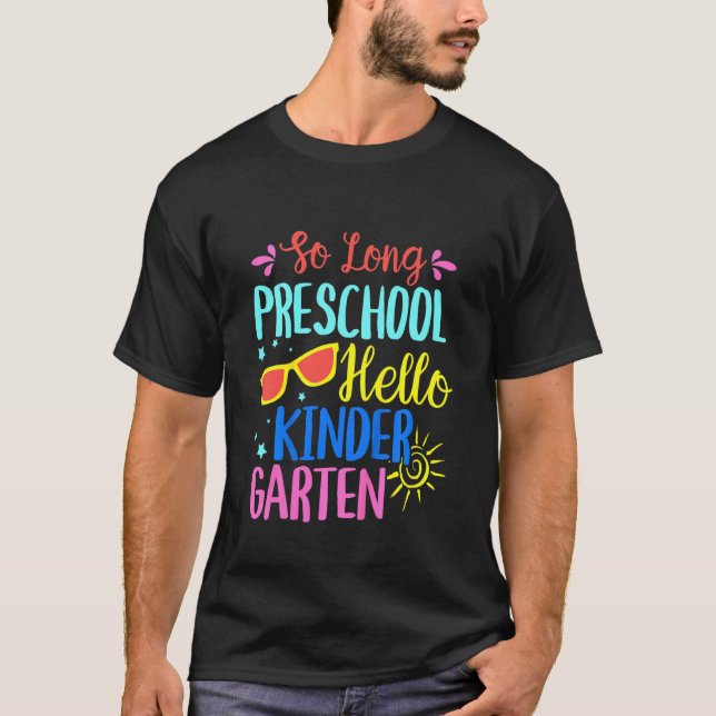 T-shirt Enfants Si Longue maternelle Hello Kindergarten -  (Devant)