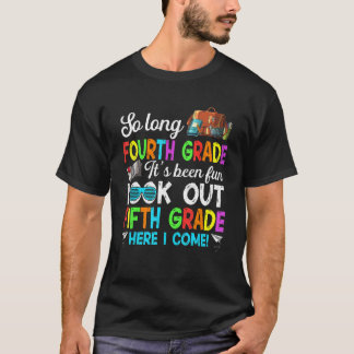 T-shirt Enfants Si Longue Quatrième Année Regardez La Cinq