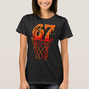 T-shirt Enfants slang Gen Alpha 67 Basketball Glace Goutte