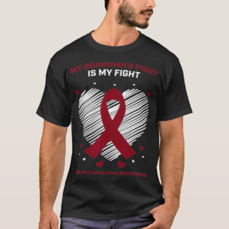 T-shirt Enfants Soutien au cancer du sang Grand-mère Myelo