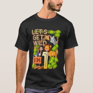 T-shirt Enfants Soyons Sauvages Je suis 1 Safari Animal Zo
