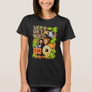 T-shirt Enfants Soyons Sauvages Je suis 9 Safari Animal Zo