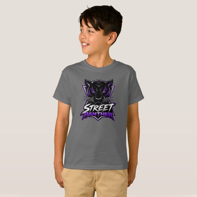 T-Shirt Enfants Street Panther (Devant entier)