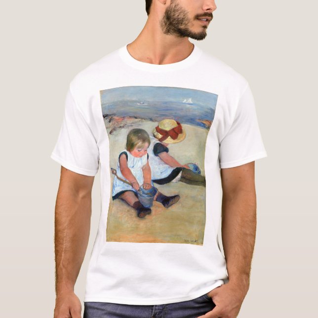 T-shirt Enfants sur la plage, Cassatt (Devant)