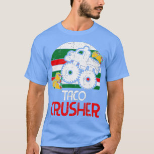 T-shirt Enfants Taco Croisher Monster Camion Toddler Boys 