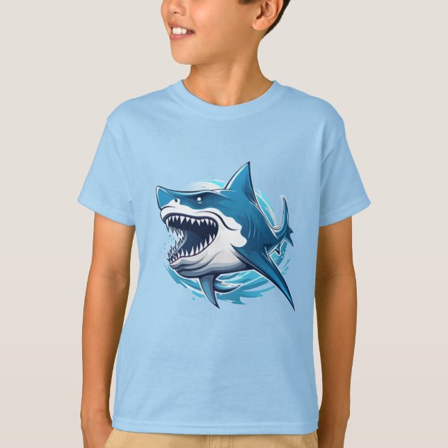 T-shirt Enfants Tee Shark (Devant)