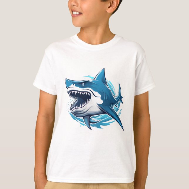 T-shirt Enfants Tee Shark (Devant)